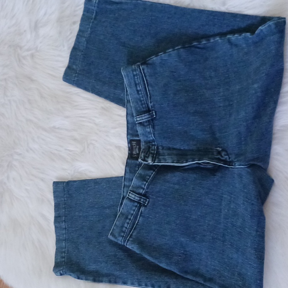 Riders Blue Denim Capris
